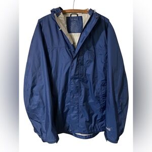 LL Bean Rain Jacket Size L Excellent Condition Hiking Boating Summer Vacation